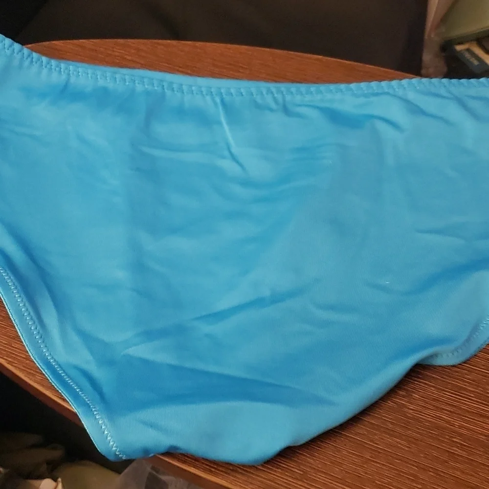 Carrie Amber Intimates High Cut Turquoise Panty Size 3XL (10) style 3026… - Picture 2 of 7